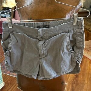 Level 99 Women's Cargo Shorts in Gray